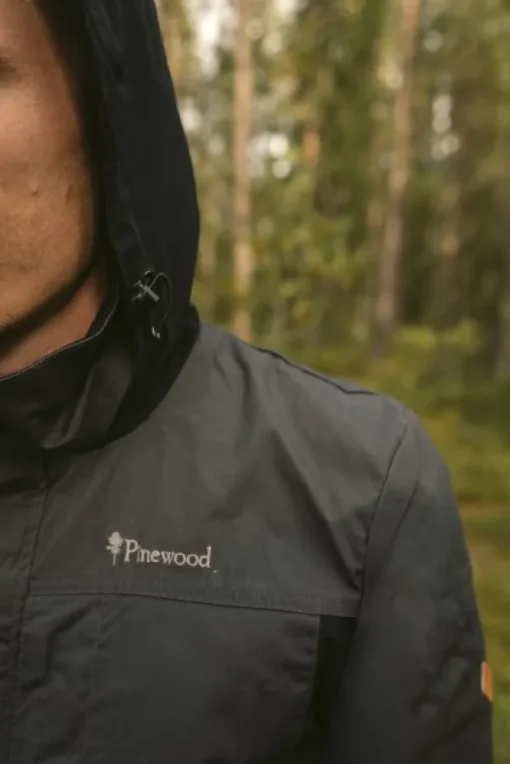 Pinewood Finnveden Trail Hybrid Jacket takki, tummanharmaa/musta