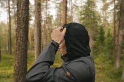 Pinewood Finnveden Trail Hybrid Jacket takki, tummanharmaa/musta