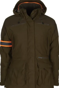 Pinewood Småland Forest Padded Jacket naisten topattu metsästystakki, tummanvihreä