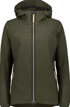 Sasta Kaarna Jacket naisten hybriditakki, tummanvihreä