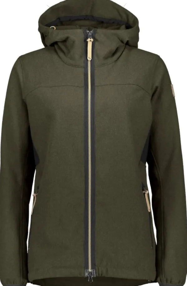 Sasta Kaarna Jacket naisten hybriditakki, tummanvihreä