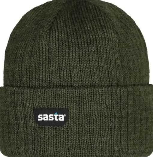Sasta Teno Beanie merinopipo, metsänvihreä