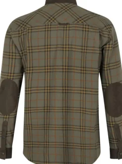 Seeland Banff Shirt paita, Grape Leaf/Terracotta Check
