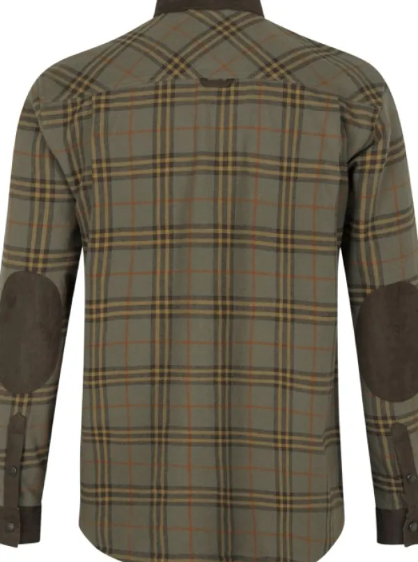 Seeland Banff Shirt paita, Grape Leaf/Terracotta Check