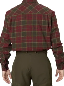 Seeland Glen Flannel Shirt paita, Red Forest Check