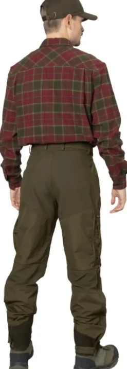 Seeland Glen Flannel Shirt paita, Red Forest Check