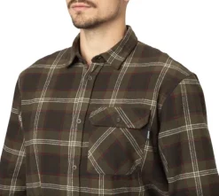 Seeland Glen Flannel Shirt paita, Pine Green Check