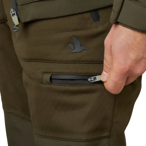 Seeland Hawker Shell II Trousers metsästyshousut, maastonvihreä