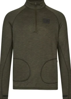 Seeland Peak Half-Zip Pine Green Melange