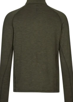 Seeland Peak Half-Zip Pine Green Melange