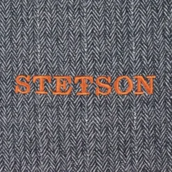 Stetson Texas Wool Herringbone lippalakki, Anthracite/Melange
