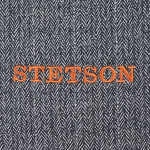 Stetson Texas Wool Herringbone lippalakki, Anthracite/Melange
