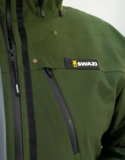 Swazi Kagoule anorakki metsästykseen, tummanvihreä