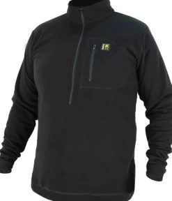 Swazi Micro Shirt fleecepusero, musta