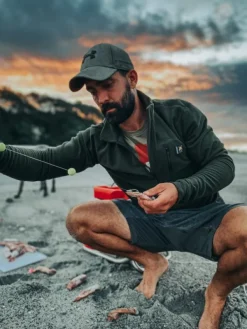 Swazi Micro Shirt fleecepusero, maastonvihreä