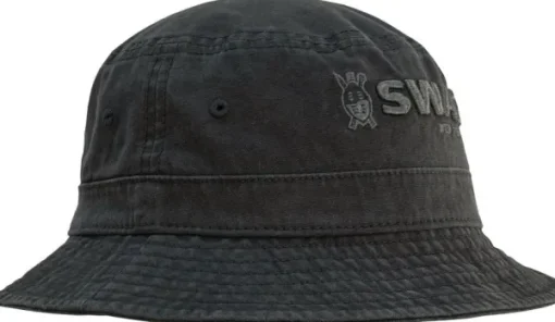 Swazi Bucket Hat hattu, Black
