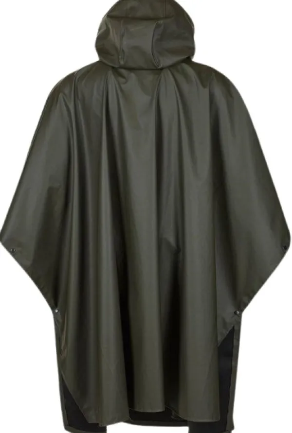 Swedteam Crest Poncho Rain Gear sadeviitta, Green