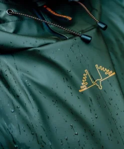Swedteam Crest Poncho Rain Gear sadeviitta, Green