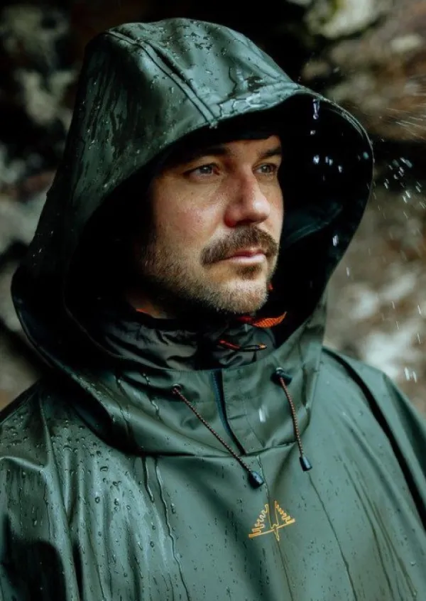 Swedteam Crest Poncho Rain Gear sadeviitta, Green