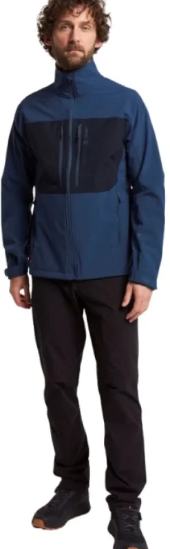 Tenson M's TXlite Softshell Collar Jacket Midnight Navy