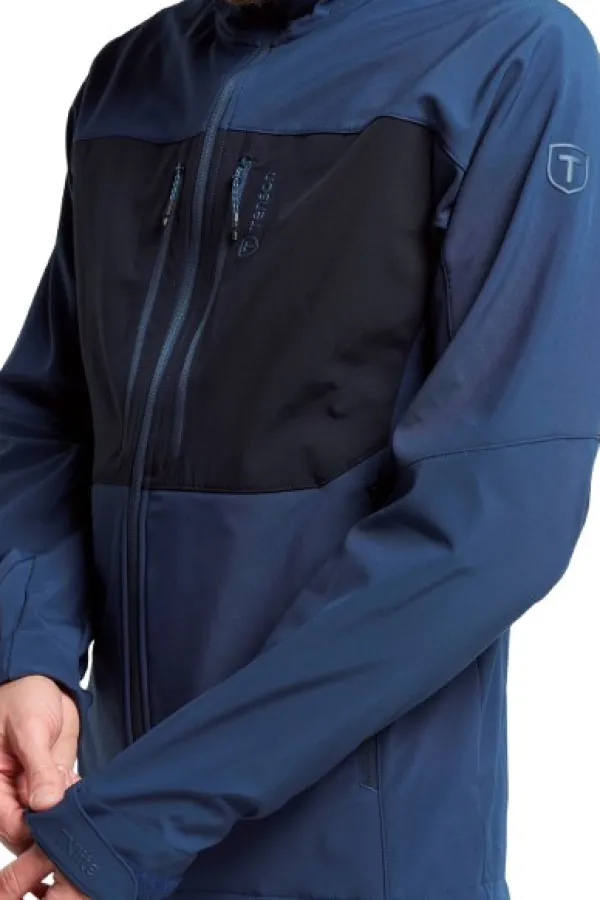 Tenson M's TXlite Softshell Collar Jacket Midnight Navy