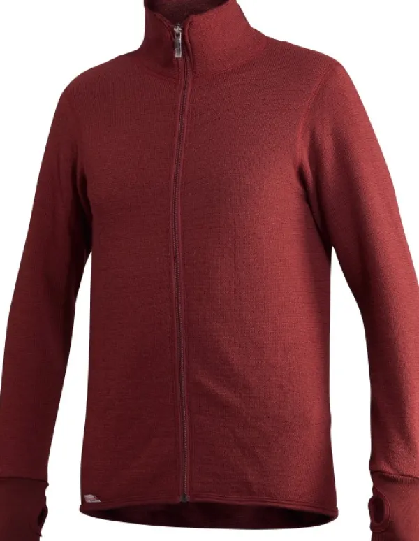 Woolpower Full Zip Jacket 400 -takki, unisex, Rust Red