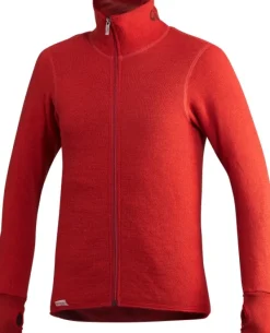 Woolpower Full Zip Jacket 400 -takki, unisex, Autumn Red