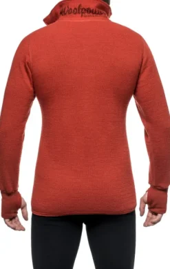 Woolpower Full Zip Jacket 400 -takki, unisex, Autumn Red