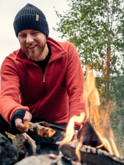 Woolpower Full Zip Jacket 400 -takki, unisex, Autumn Red